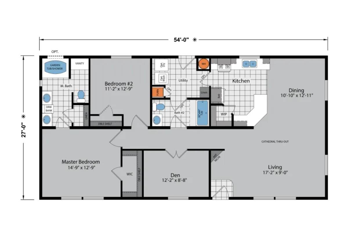 Westridge 1233CT by Skyline Homes
